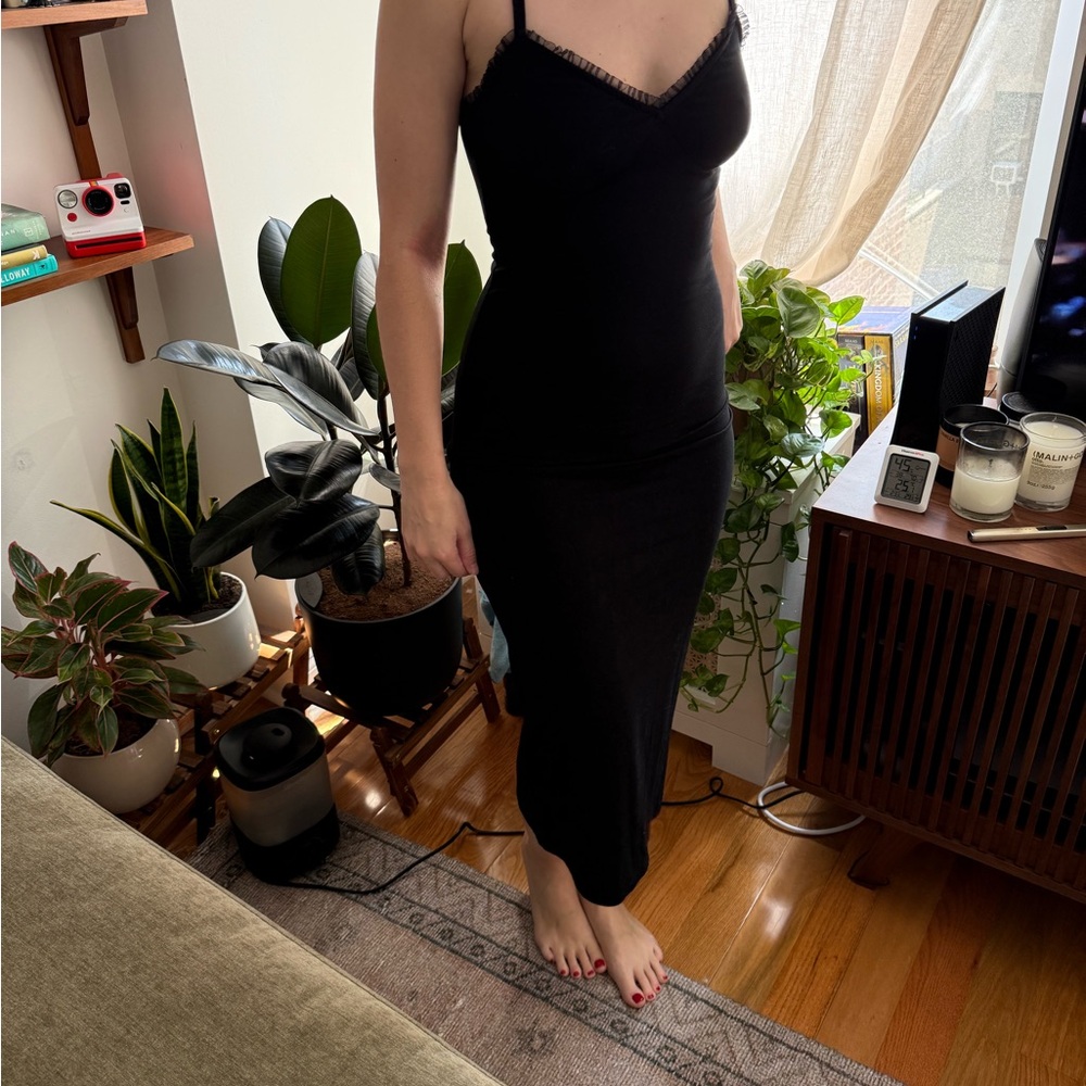 Reformation Black Dress